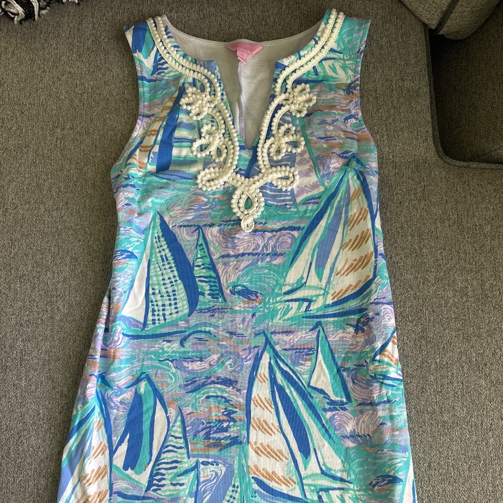 Stretchy above the knee dress